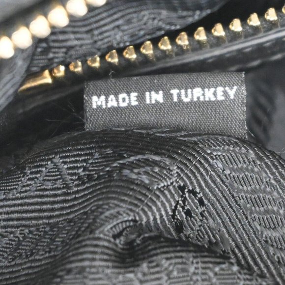 PRADA Logo Tessuto 2Way Shoulder Hand Bag Nylon Leather Black Nero 72YD575 - Picture 6 of 16